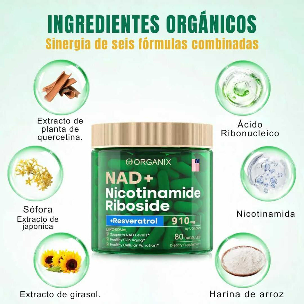 NAD+ Ribósido de Nicotinamida™ +Resveratrol